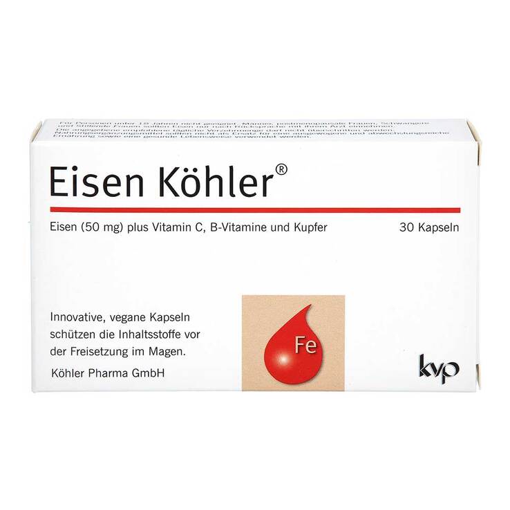 Eisen Köhler Kapseln, 30 St