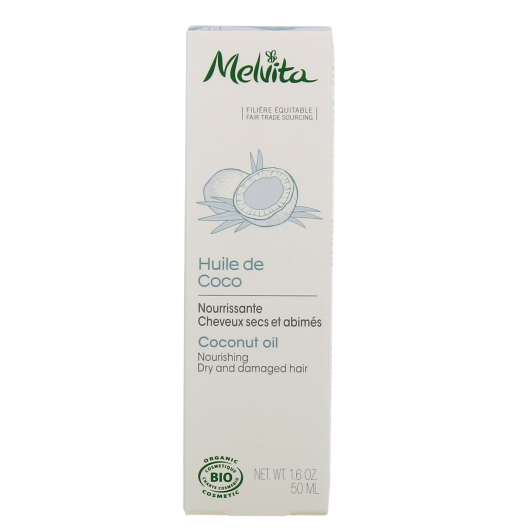 Huile de coco cheveux Melvita