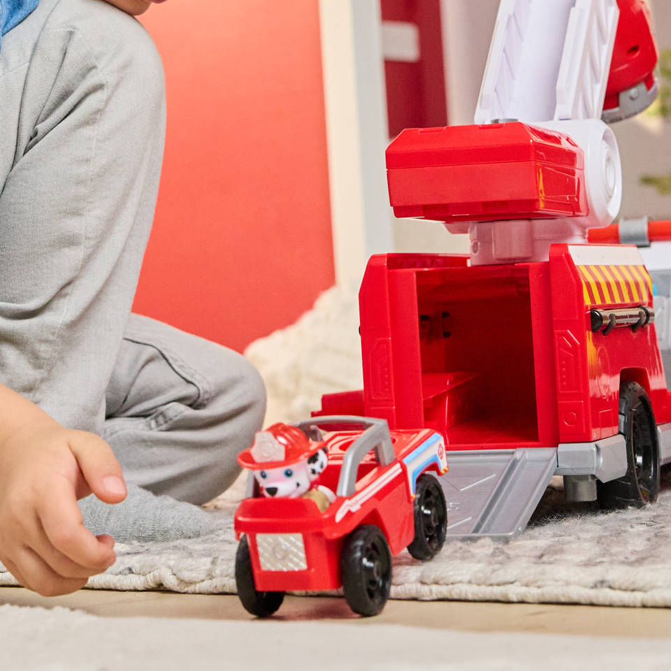 PAW Patrol Brandweerredding Marshall's Brandweerwagen met figuur