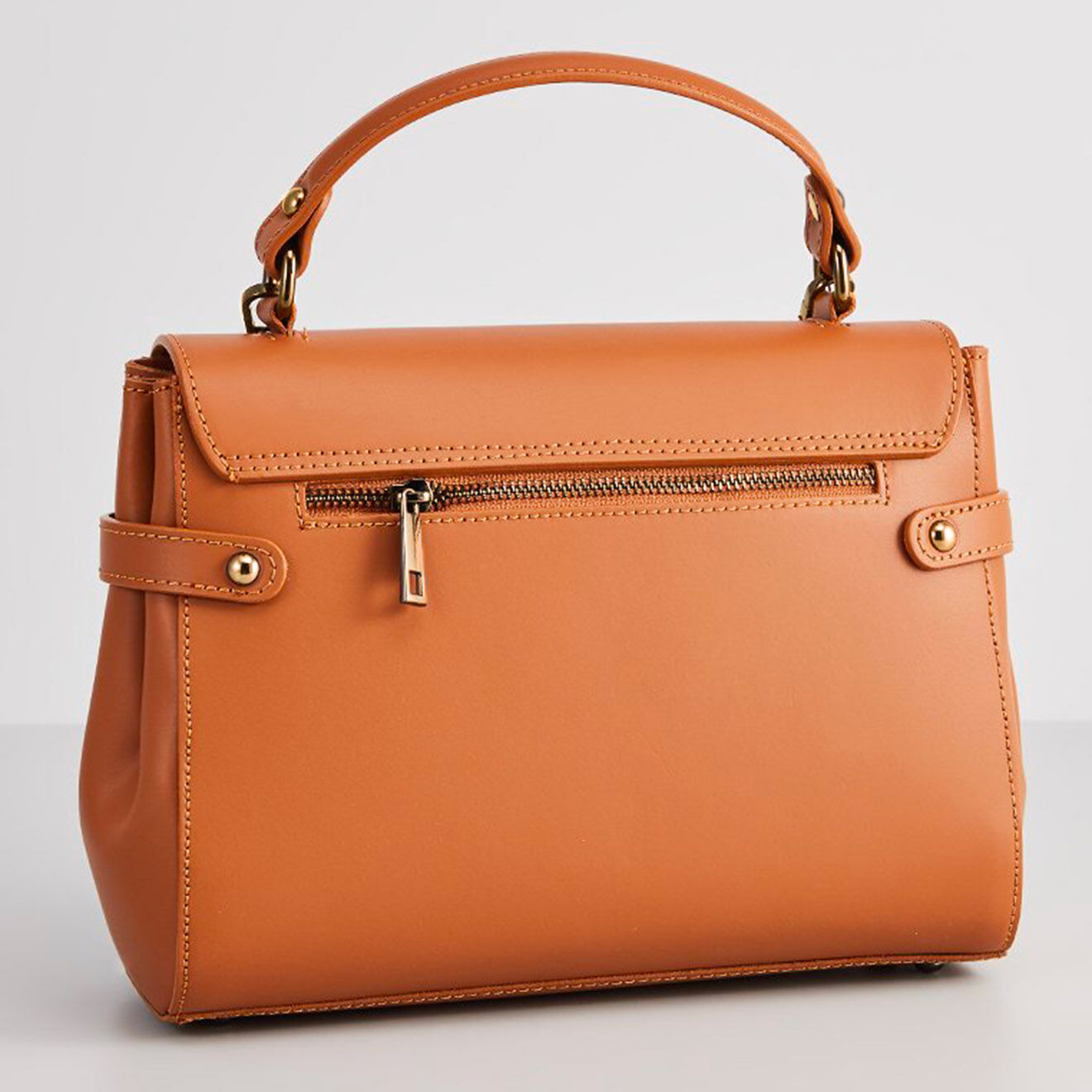 Christian Laurier Sac à main en Cuir Swang camel - 28x20x11 cm