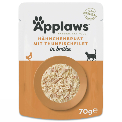 Applaws Pouch Hühnerbrust & Thunfisch 12x70g