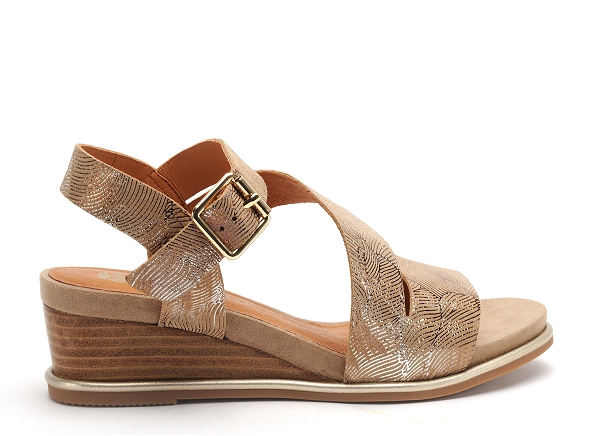 Mamzelle nu pieds talons femme noala beige