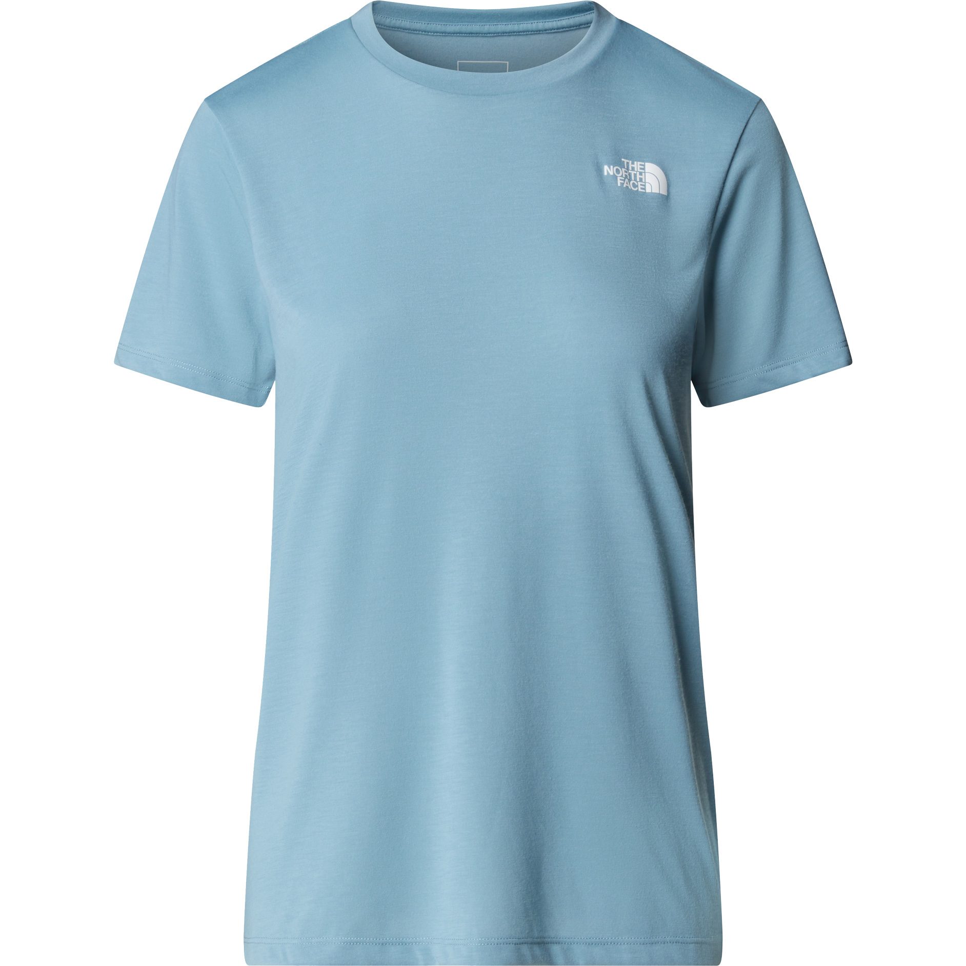 The North Face® Foundation Vertical Graphic T-Shirt Damen shallow blue