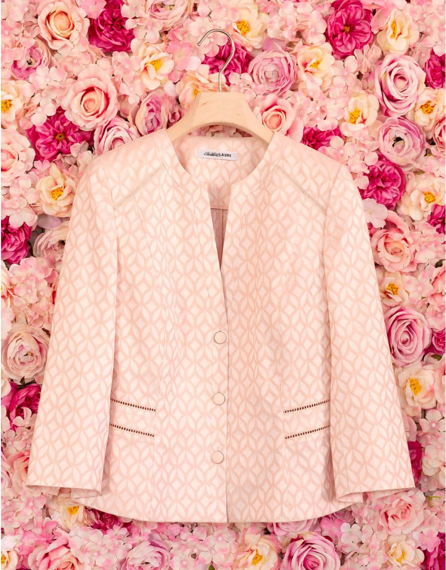 Veste chic rose