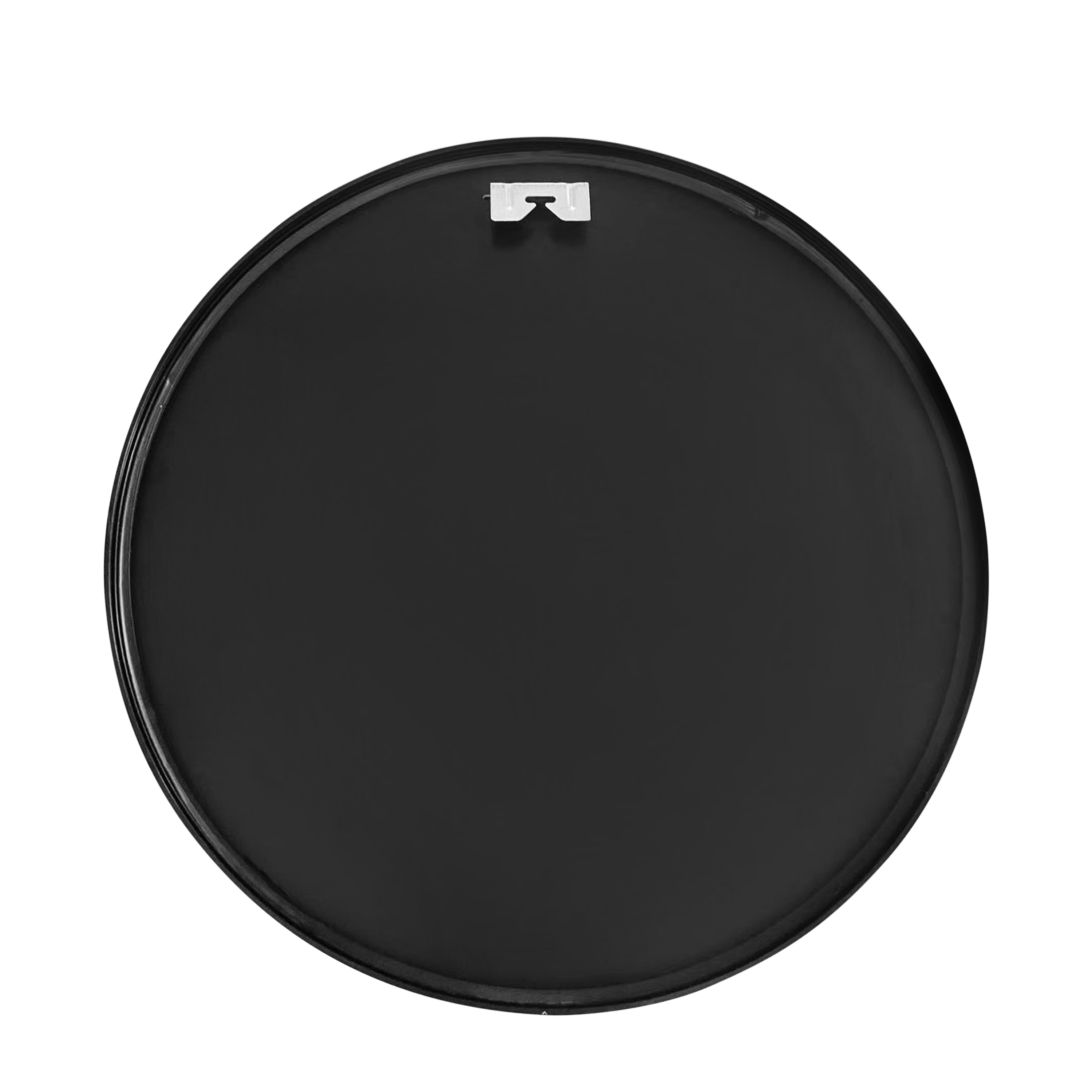 Wandspiegel rund 53 cm schwarz