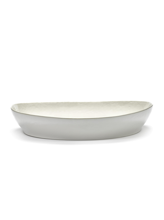 Serax Feast by Ottolenghi serveerschaal Ø44.5 white artichoke black