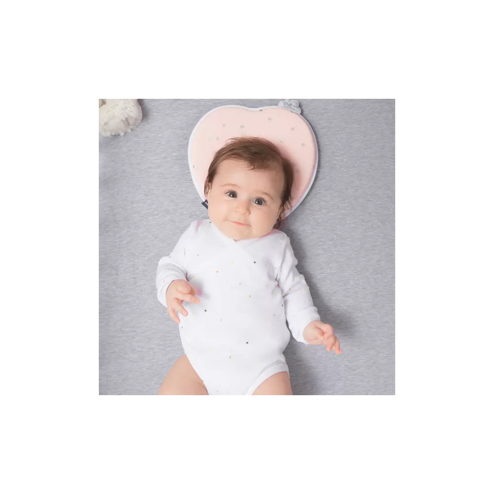 Babymoov Lovenest babypude ergonomisk- lyserød