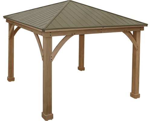 Gazebo WESTMANN hout Devon 12x12 336 x 336 cm geglazuurd