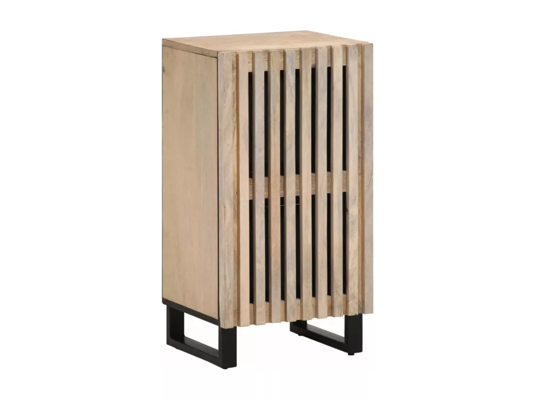 Buffet 40x34x75 cm bois massif de manguier