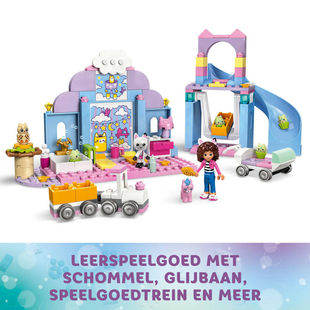 4+ Gabby's poppenhuis Gabby's kittendagverblijf Dieren Speelgoed voor Kinderen 10796