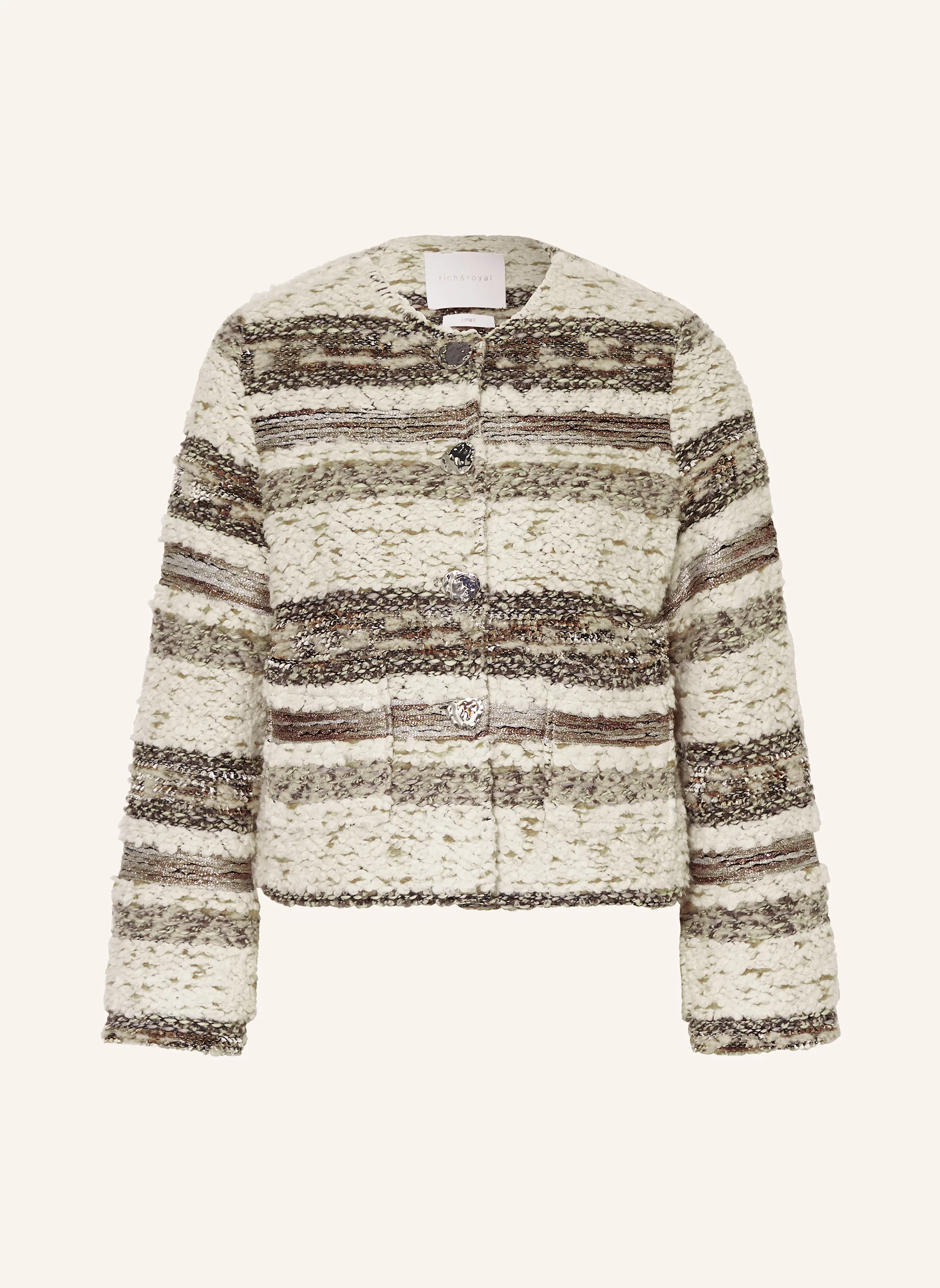 Rich & Royal Kastenjacke aus Bouclé