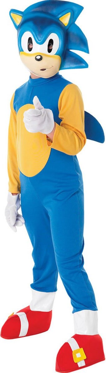 Sonic The Hedgehog Kostume - 3-4 År - Rubies