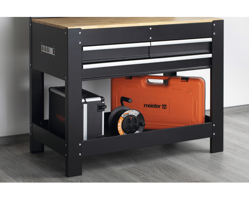 Werkbank 1400 x 1140 x 610 mm 200 KG met verlichting en stopcontact