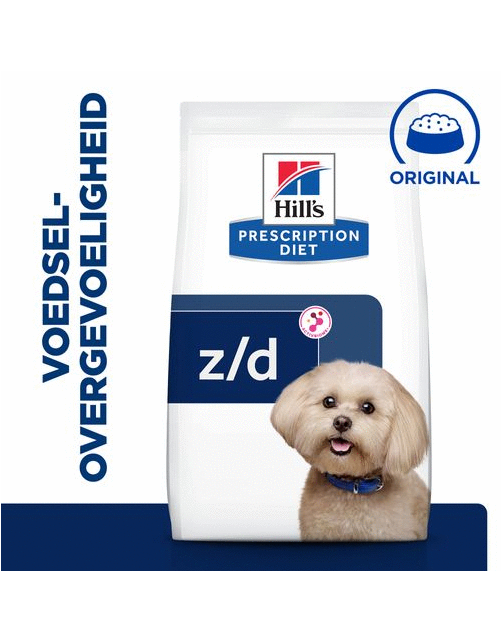 Hill's Prescription Diet Z\/D Food Mini Sensitivities Zak - Hondenvoer - 1 kg