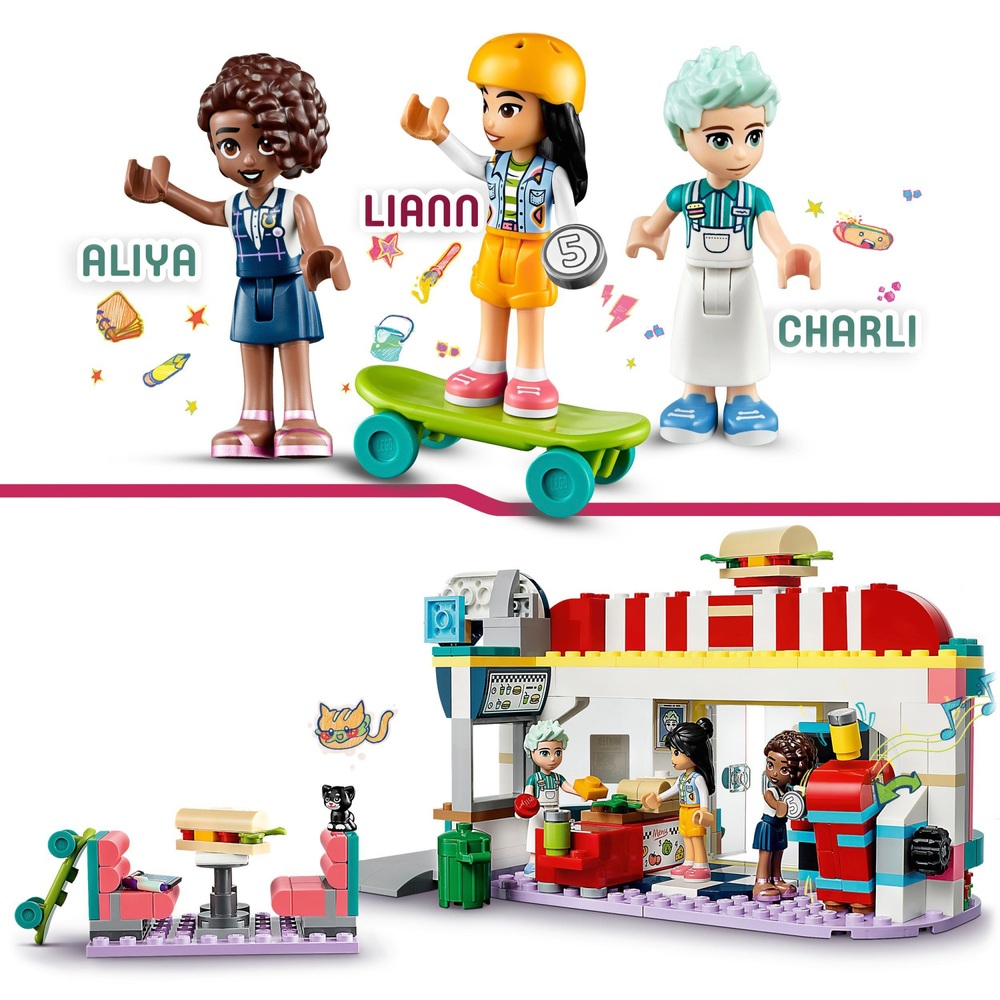 LEGO Friends 41728 Heartlake Downtown Diner Restaurant-Set