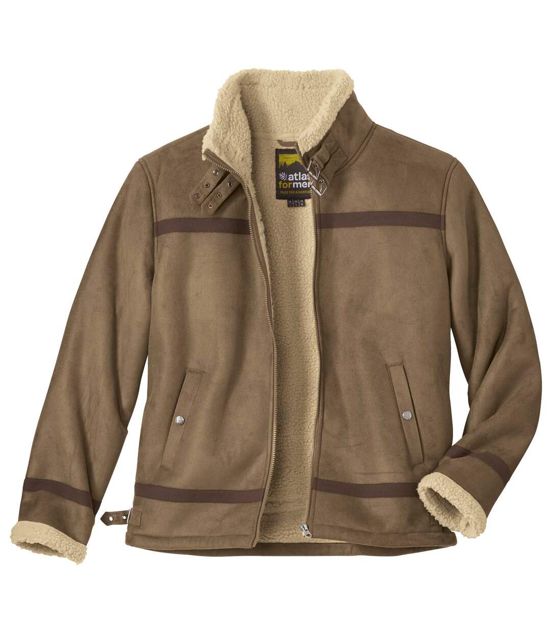 Blouson Aventurier Suédine Fourré Sherpa