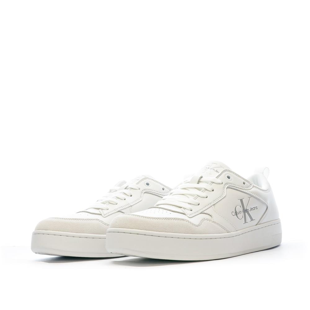 Calvin Klein Jeans Baskets Blanches Homme Calvin Klein Jeans Cupsole Low