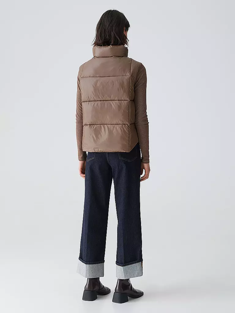 OPUS Steppgilet WOERTEL braun