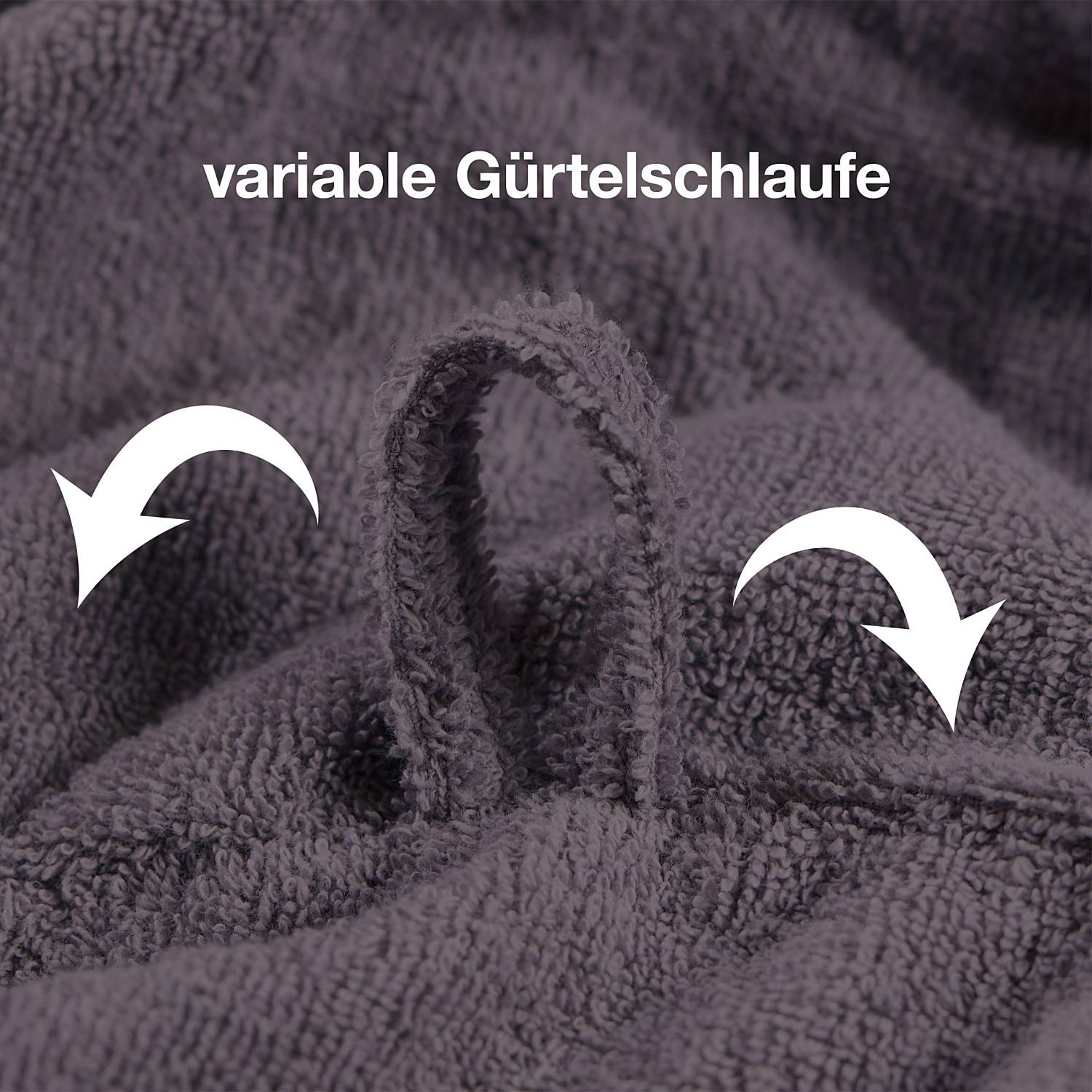Erwin Müller Walk-Frottier Unisex-Bademantel 