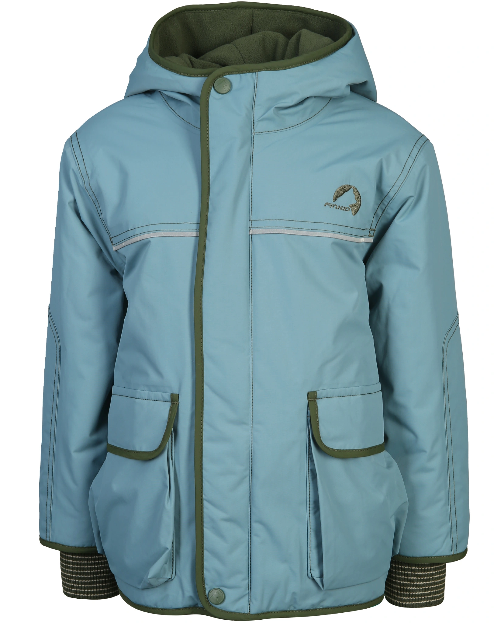 Winterparka TALVI EKO in smoke blue/ bronze green