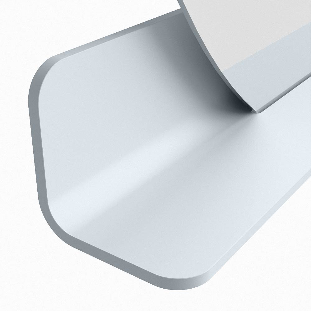Mondiaz Spot spiegel rond Ø120cm met planchet clay
