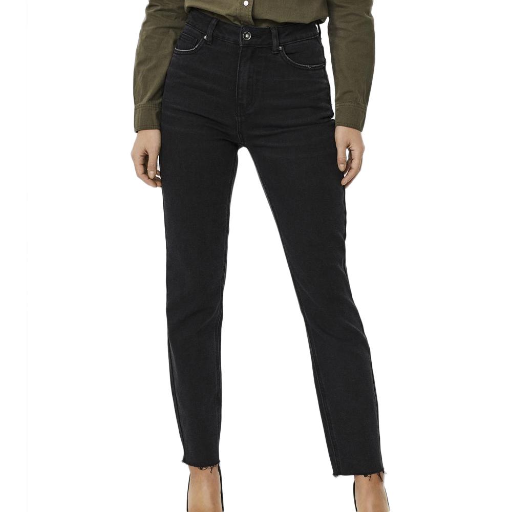 Vero Moda Jean Taille Haute Noir Femme Vero Moda Cut 10247008