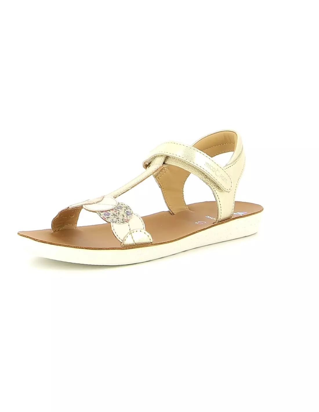 SHOO POM GOA DOTS - Sandales & nu-pieds Platinepink
