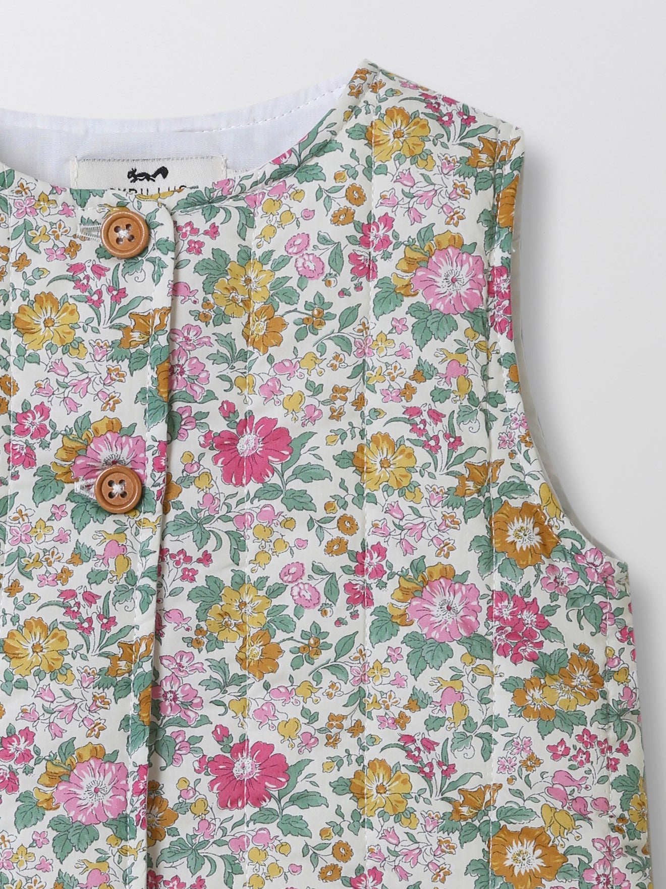 Veste sans manches Bébé en tissu Liberty