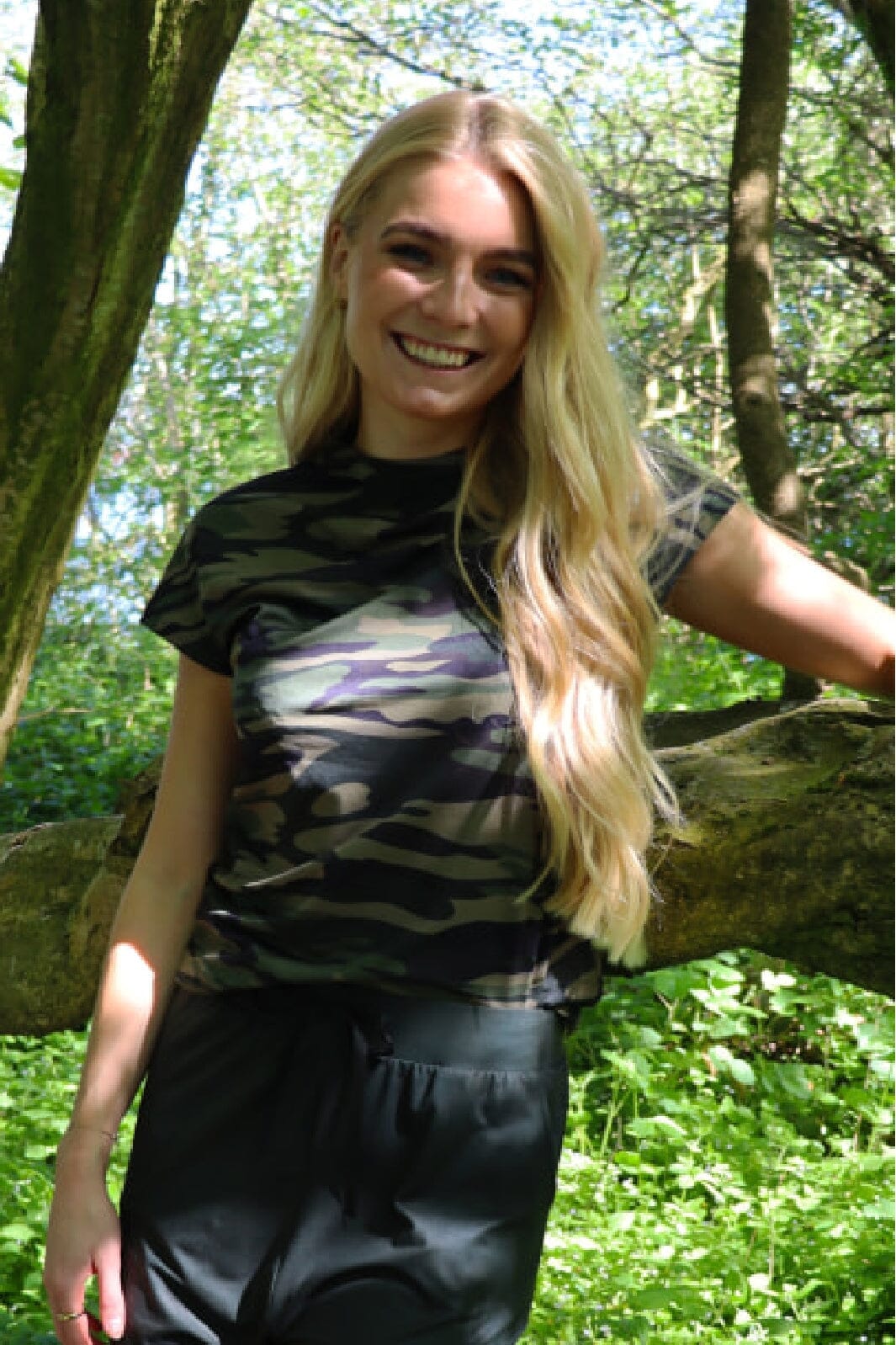 Liberte Alma-Top dusty camo