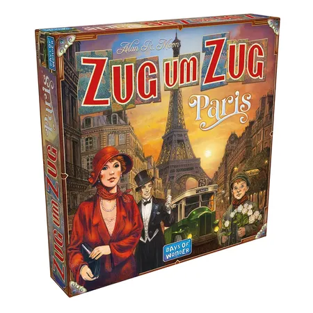 Asmodee Days of Wonder Zug um Zug: Paris