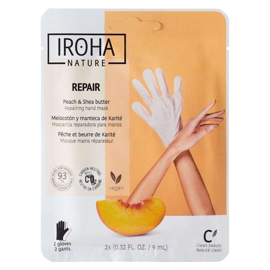 IROHA  Luvas pêssego e manteiga de karité - 1un