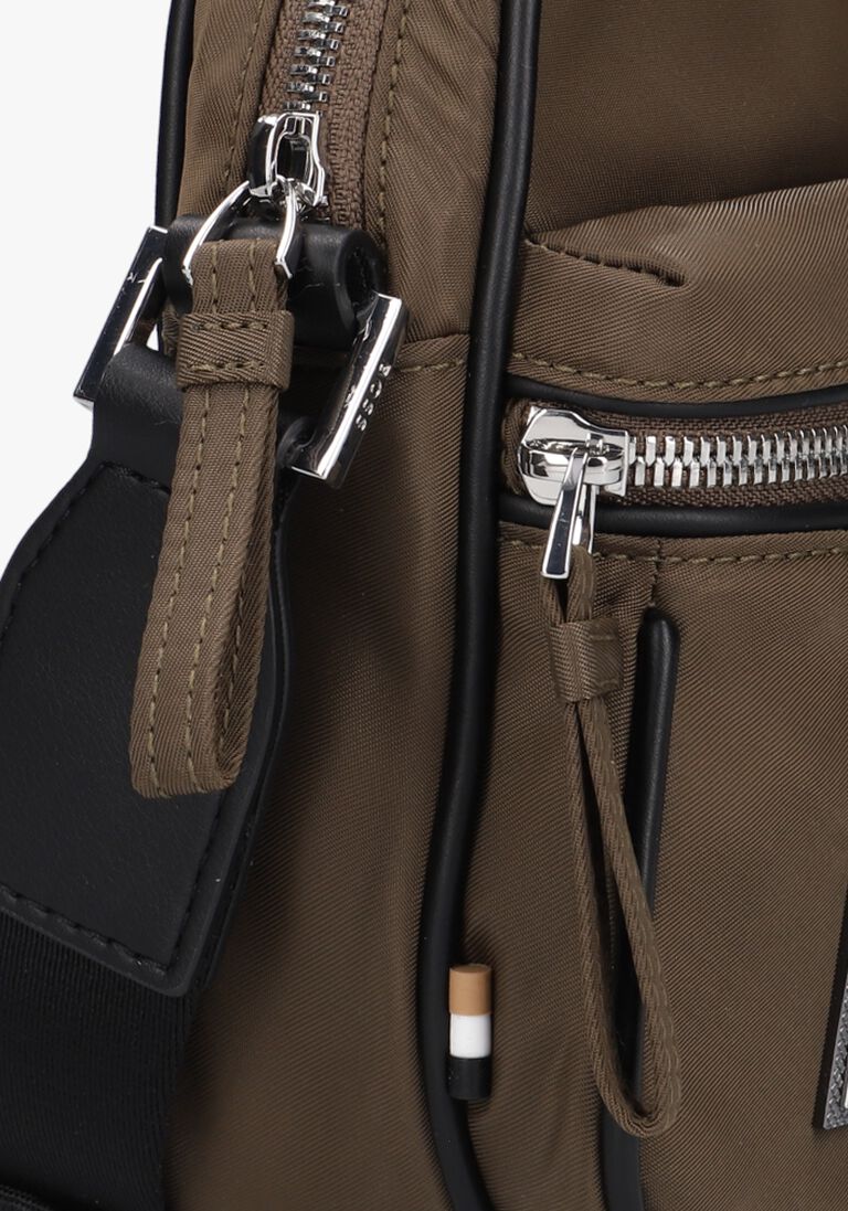BOSS groene boss schoudertas lennon ns zip small