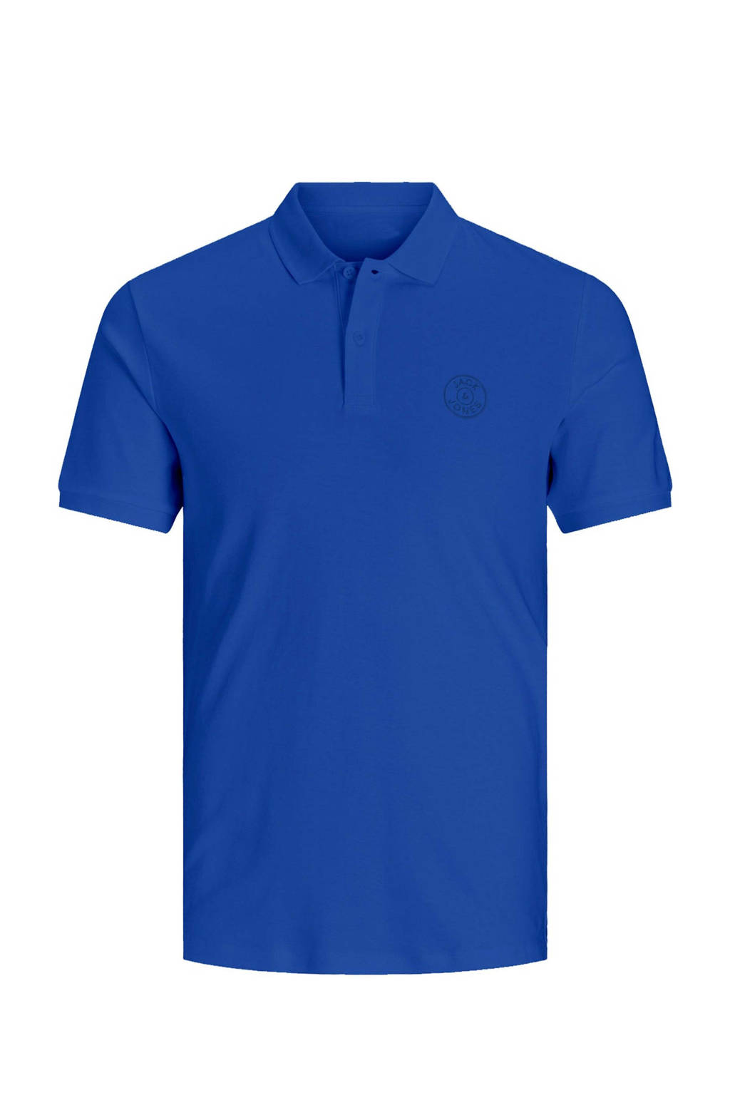 JACK & JONES polo JCOJERSEY hardblauw