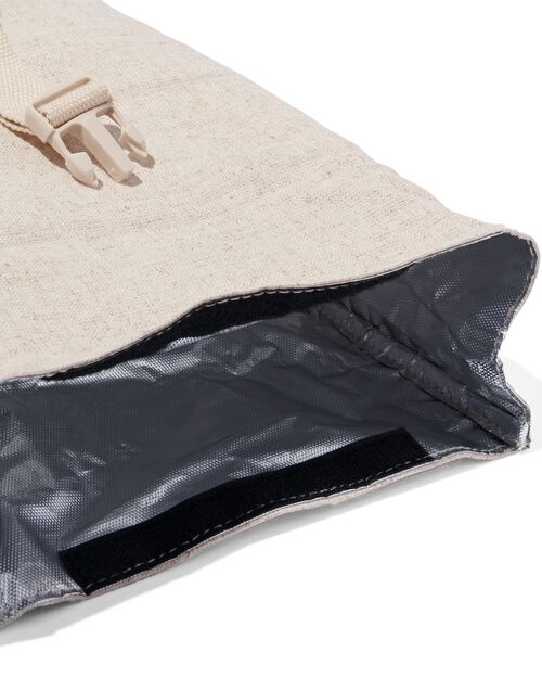 sac à dos isotherme aspect lin 34x24x12