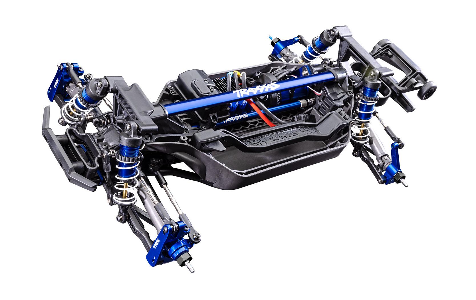 Stadium Truck Rustler 4x4 Ultimate Blau, ARTR, 1:10<br>4WD Stadium Truck mit Velineon VXL-3S Brushless Antrieb
