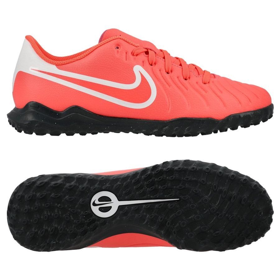 Nike Tiempo Legend 10 Club TF Mad Energy - Hot Lava/Blanc
