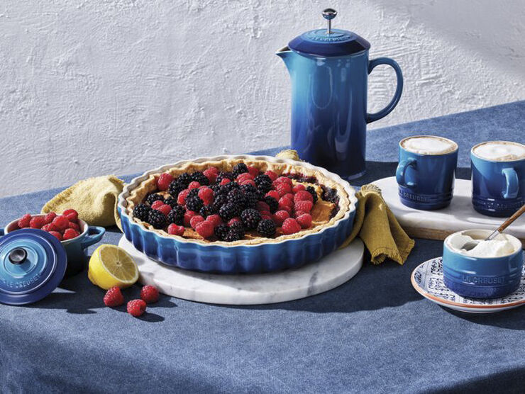 Le Creuset Tærtefad 28 cm Azure Blue Azure blue
