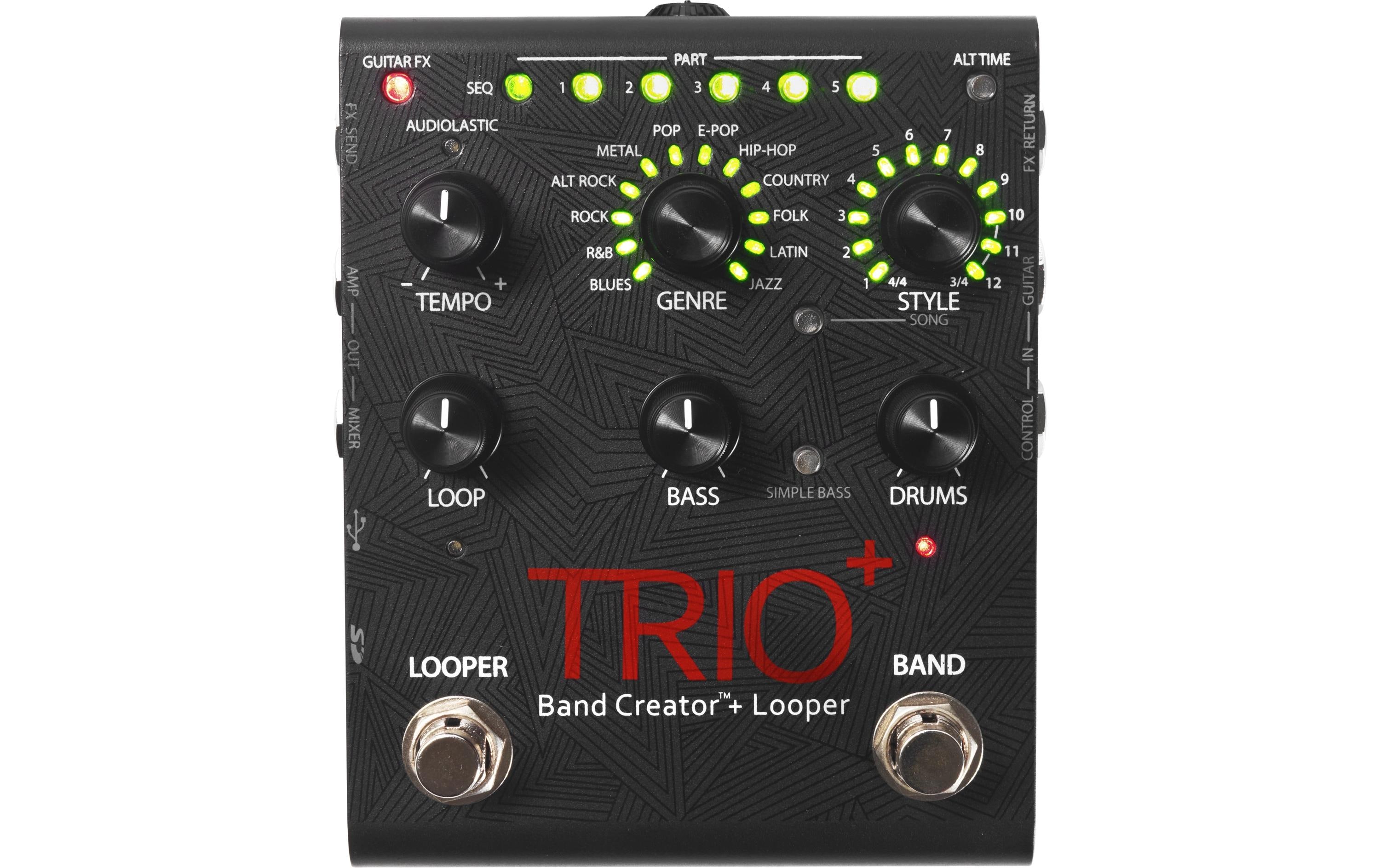 Pedal Trio+<br>Band Creator mit Looper