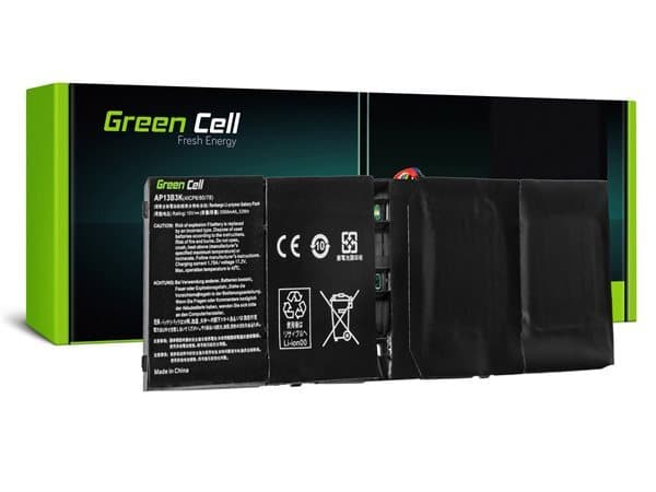 Green Cell laptopbatteri til Acer Aspire V5-552 V5-572 V5-573 / 15V 3400mAh