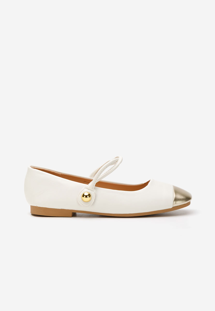 Ballerines femme blancs Agapia