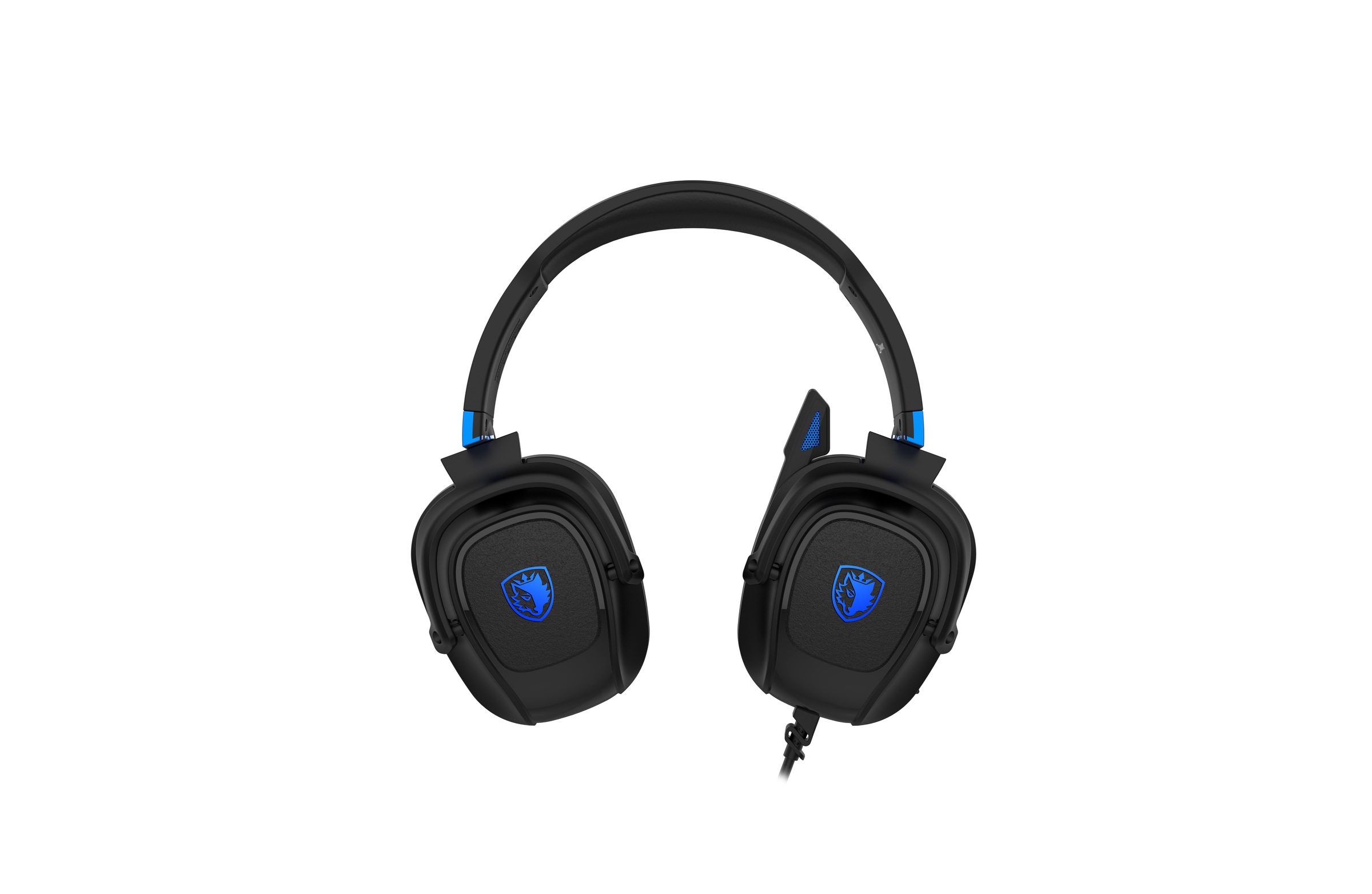Sades Gaming-Headset »Zpower SA-732 Gaming Headset, schwarz/blau, USB, kabelgebunden« Stereo, Over Ear, PC, PST, XBox, Nintendo Switch, VR, Phone
