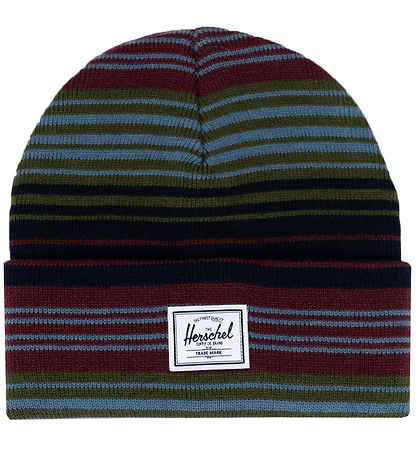Herschel Mütze - Strick - Elmer - Steel Blue/Port Multi Stripe