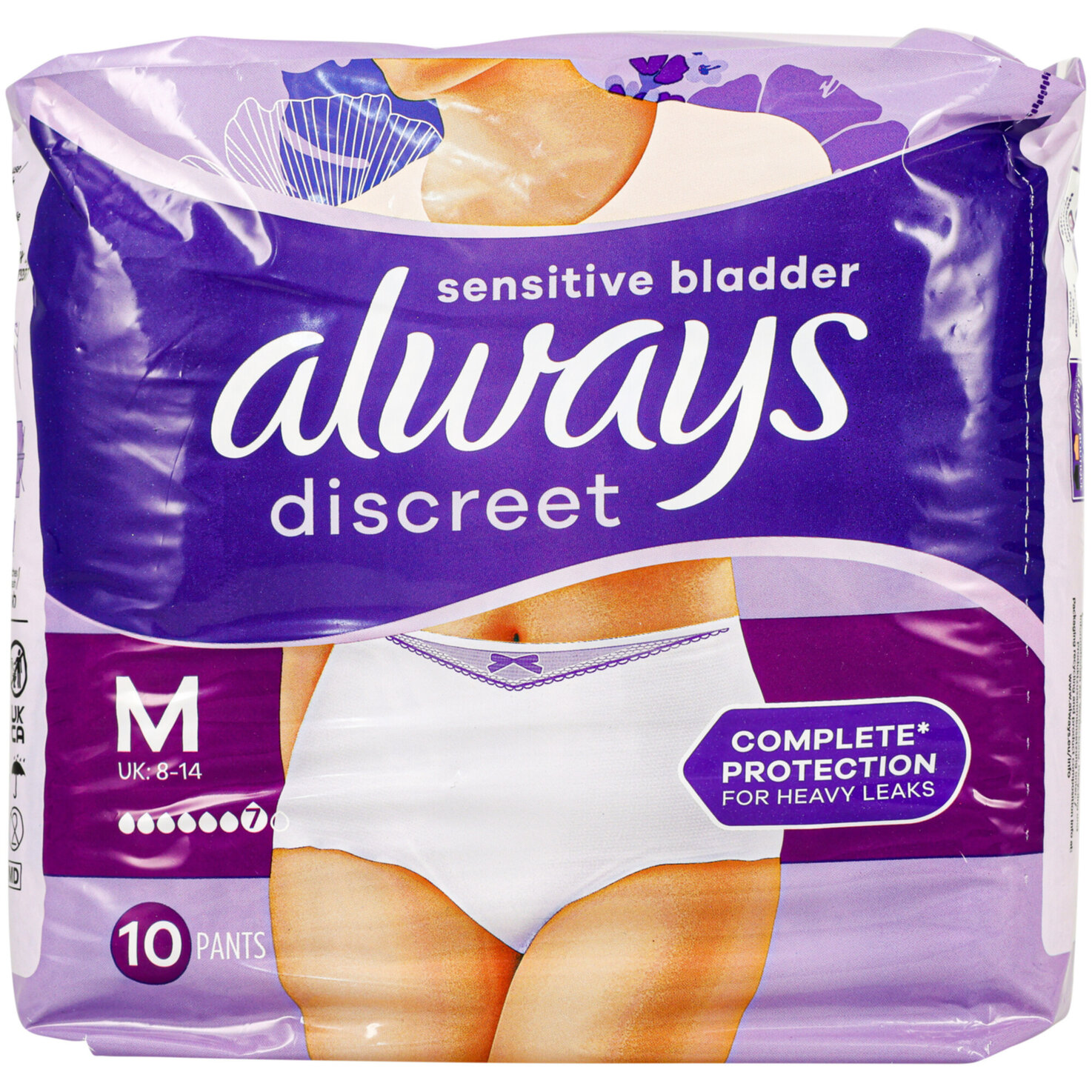Always Discreet Inkontinenz Pants Plus M 10 Stück