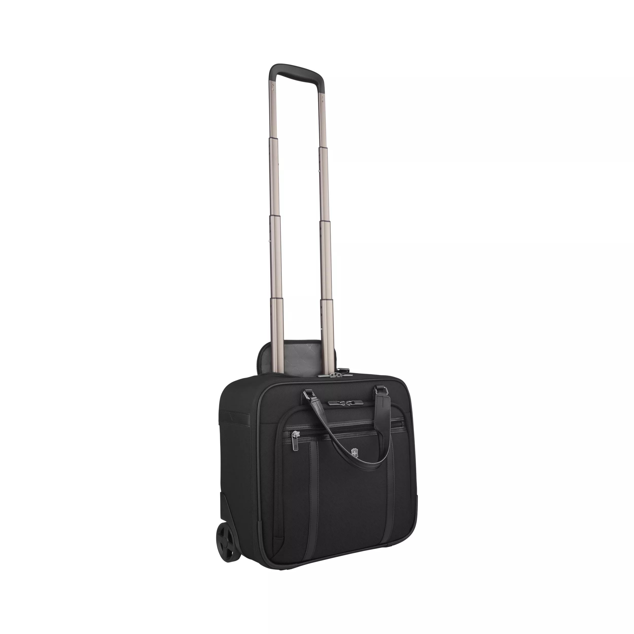 Werks Professional CORDURA® Wheeled Business Brief Compact-schwarz