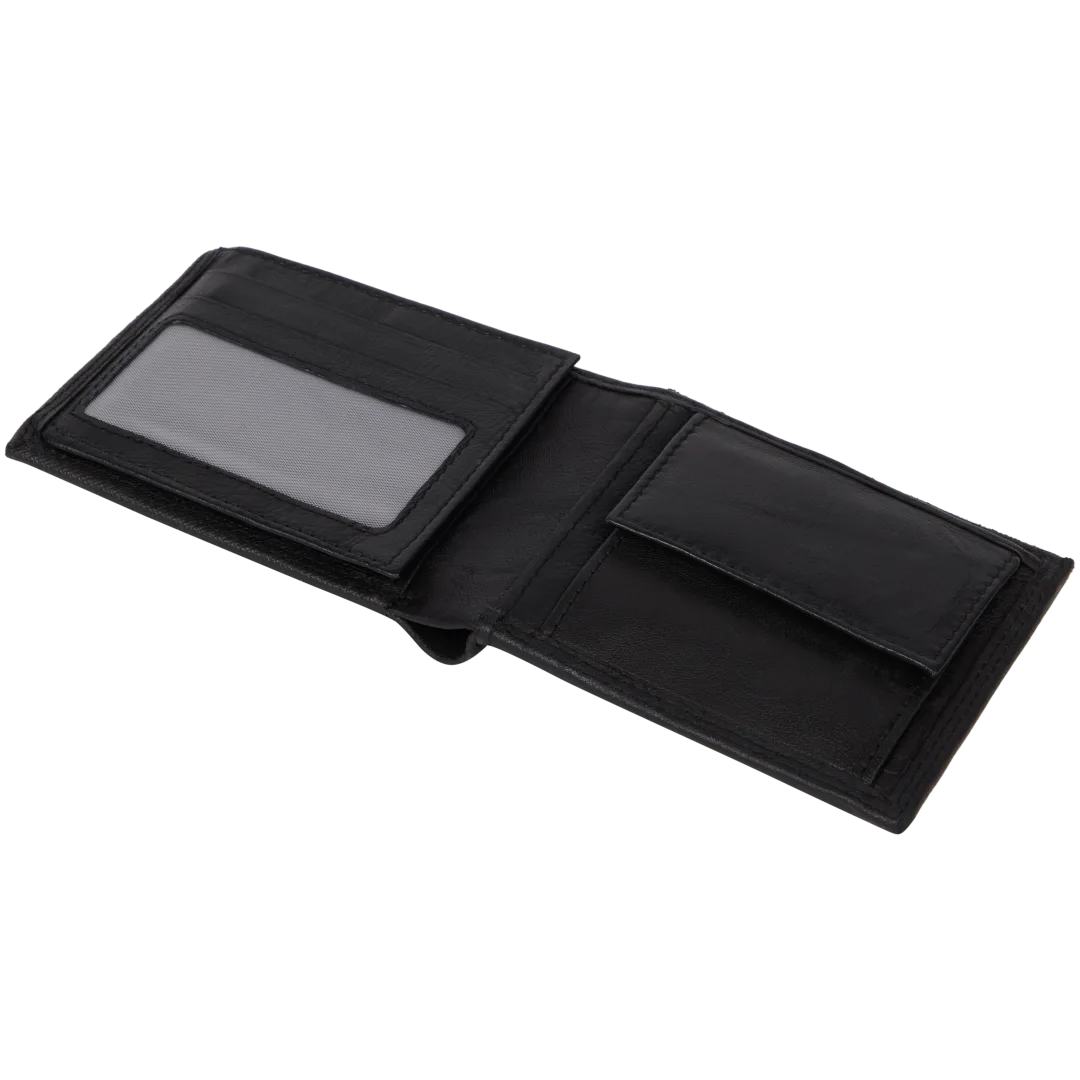 Lederen portemonnee 8,5 x 11 x 2 cm | diverse varianten
