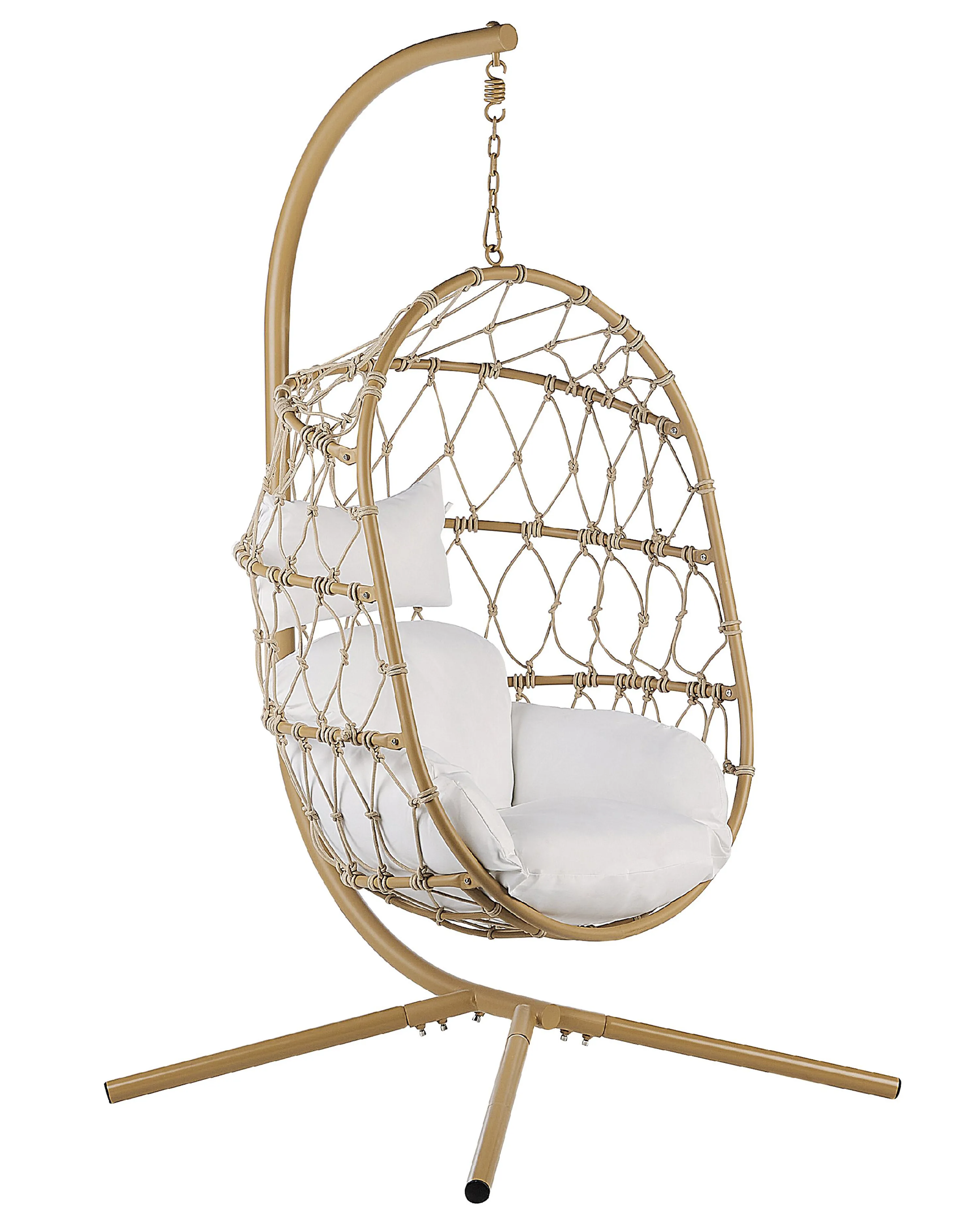 Hangstoel met standaard ADRIA Metaal Beige
