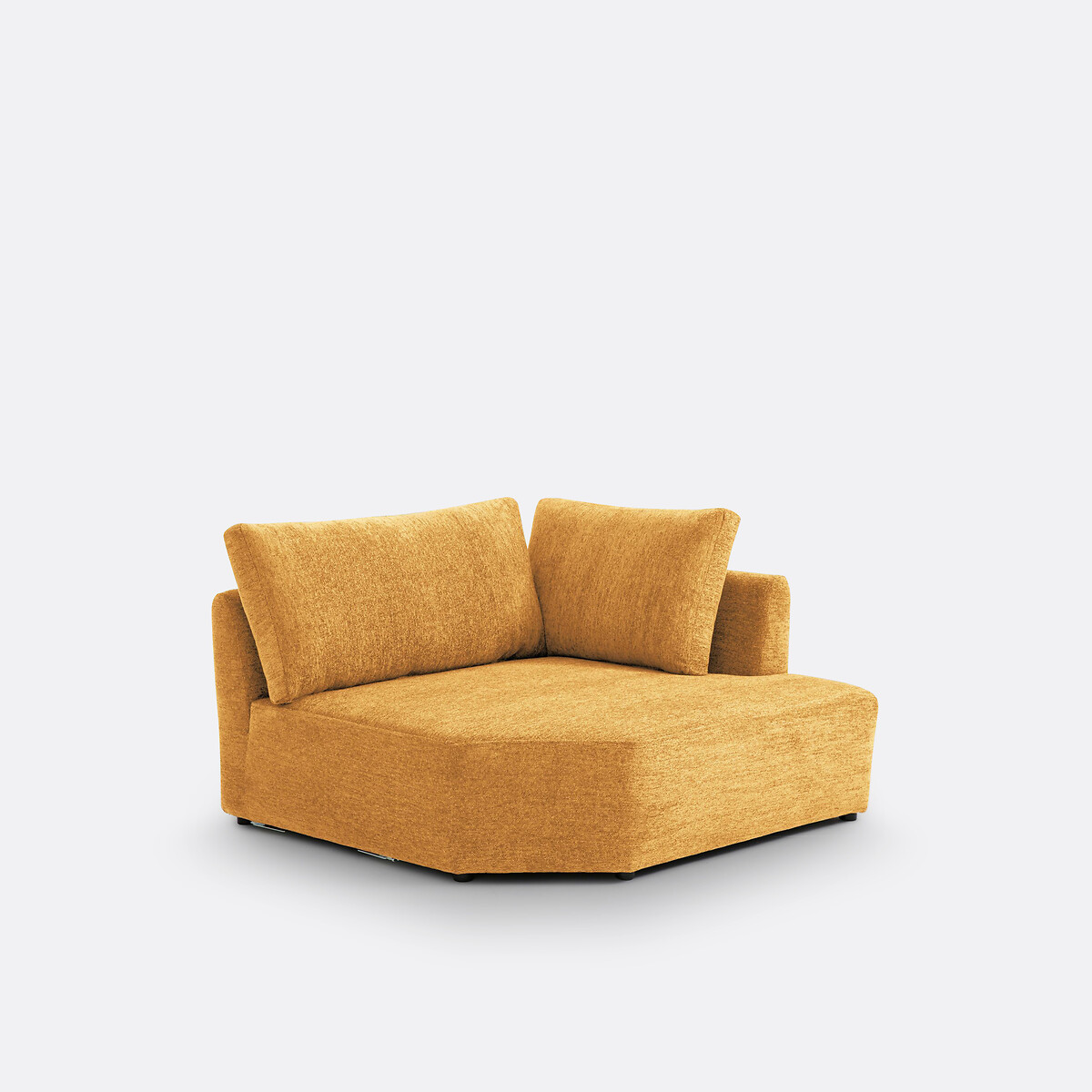 LA REDOUTE INTERIORS<br>Sofá de canto modular em tecido texturizado, Monica
