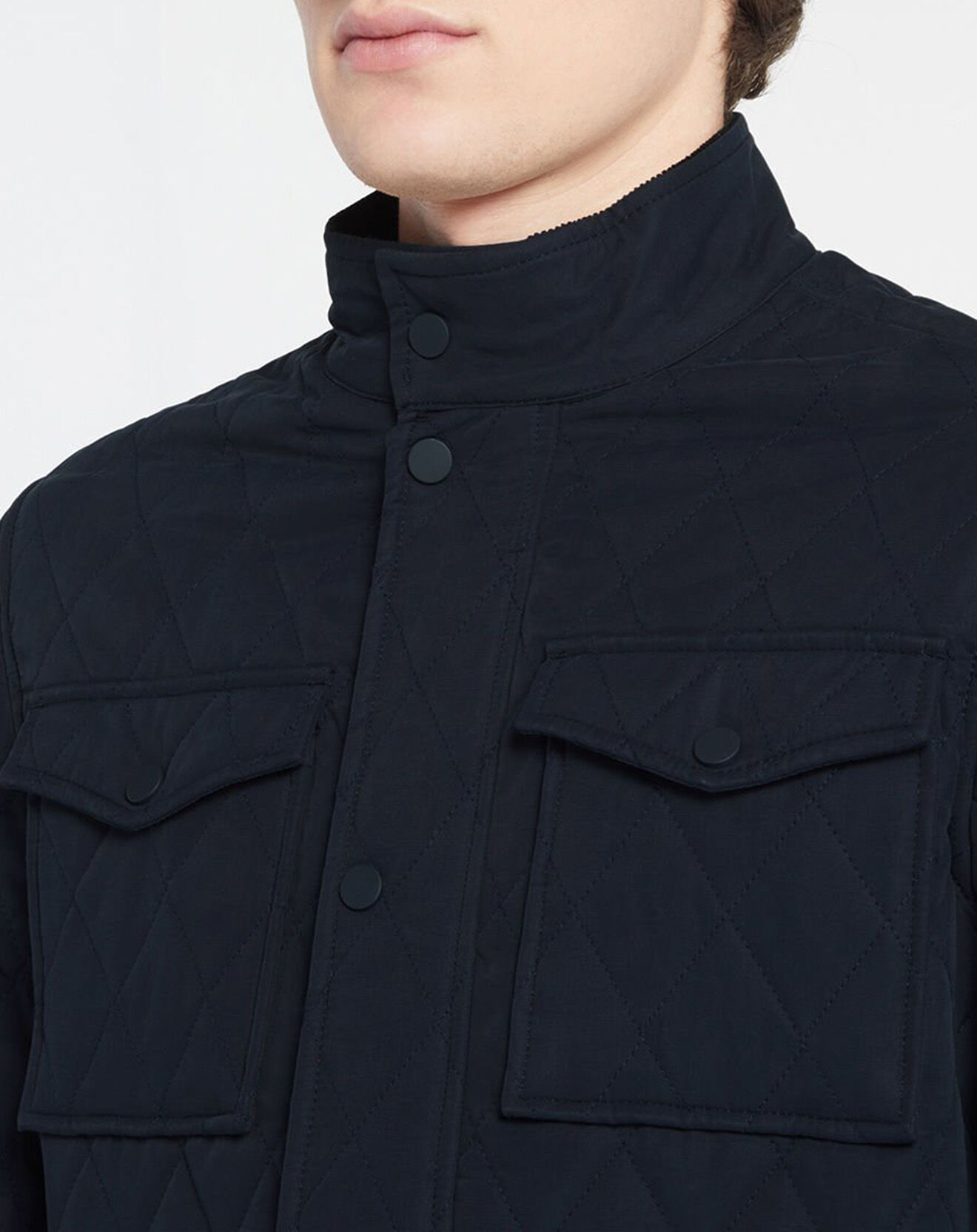 Galeries Lafayette Veste Déperlante Lachasse bleu marine