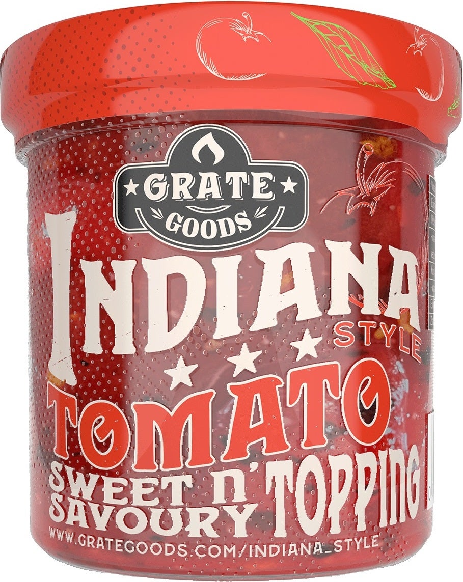 Grate Goods savoury spread indiana tomato hartige topping 120 ml