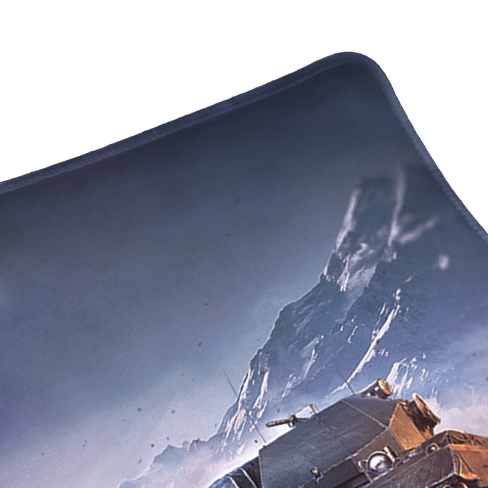 (90x42cm) World of Tanks Gaming Mauspad Mausmatte mit Rutschfester Unterseite - Super Conqueror